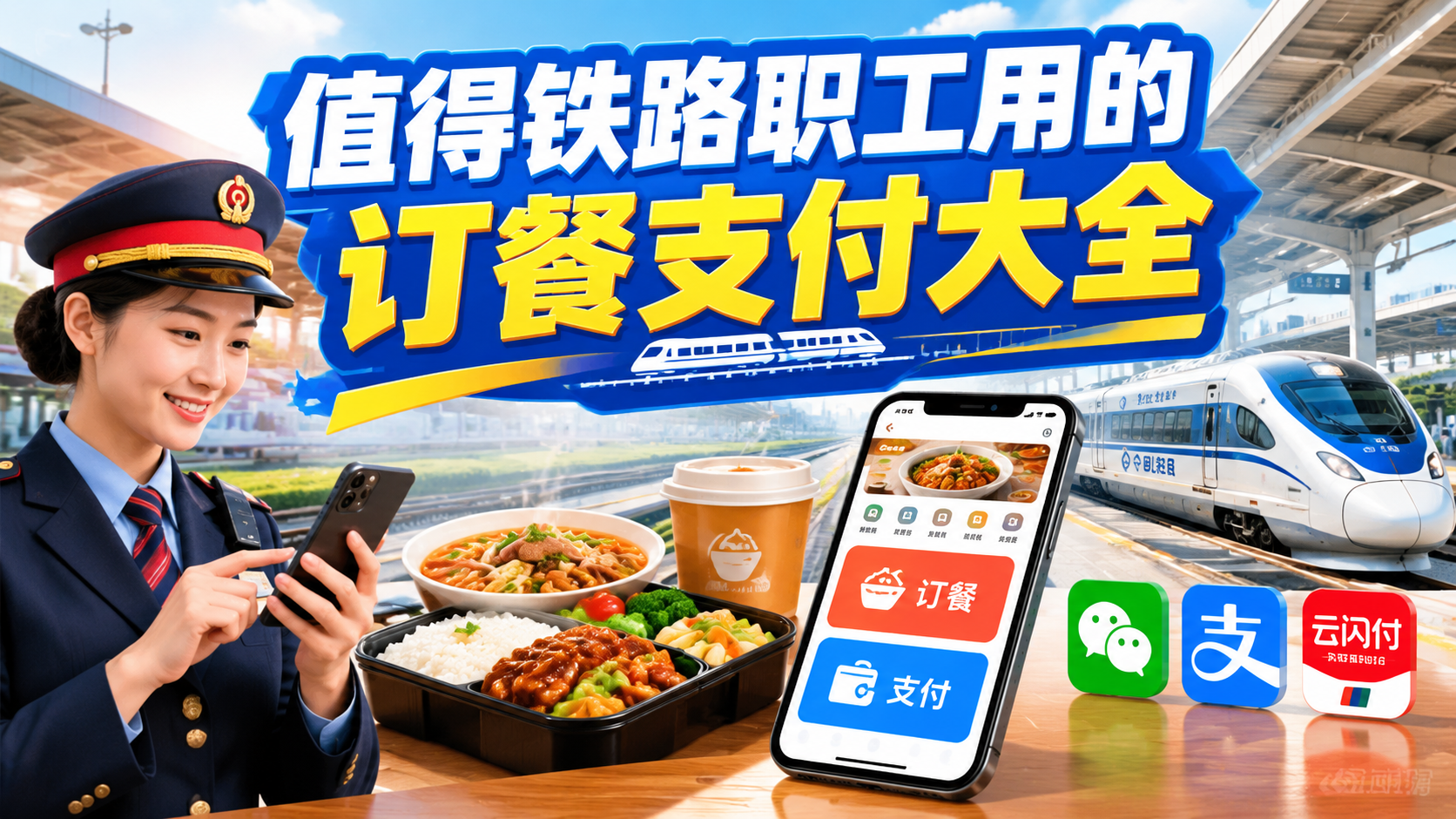 值得铁路职工用的订餐支付大全
