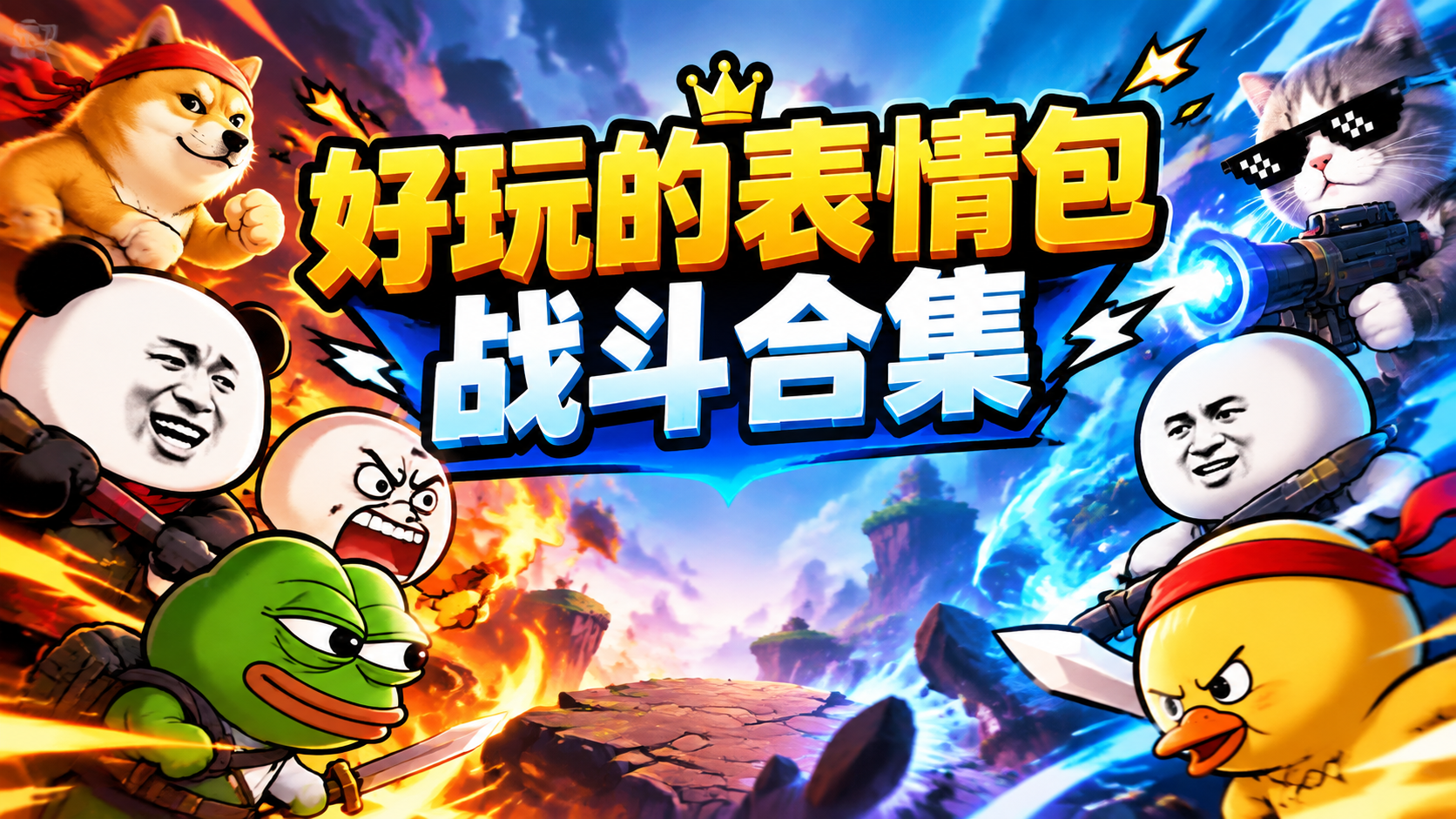 好玩的表情包战斗合集
