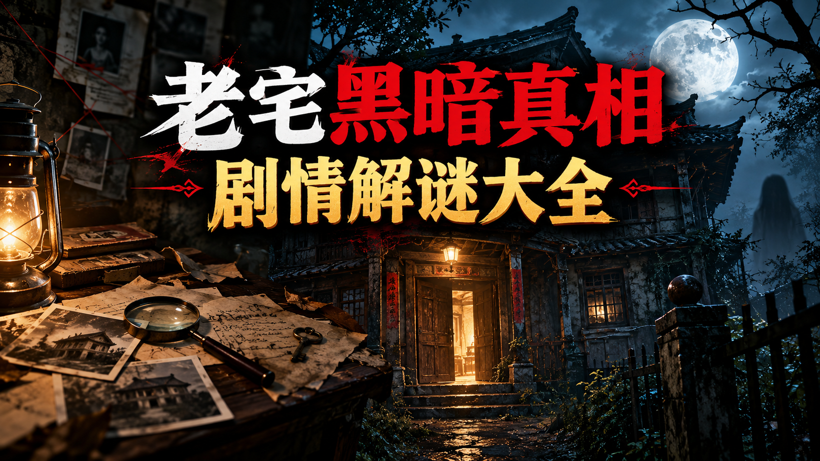 老宅黑暗真相剧情解谜大全