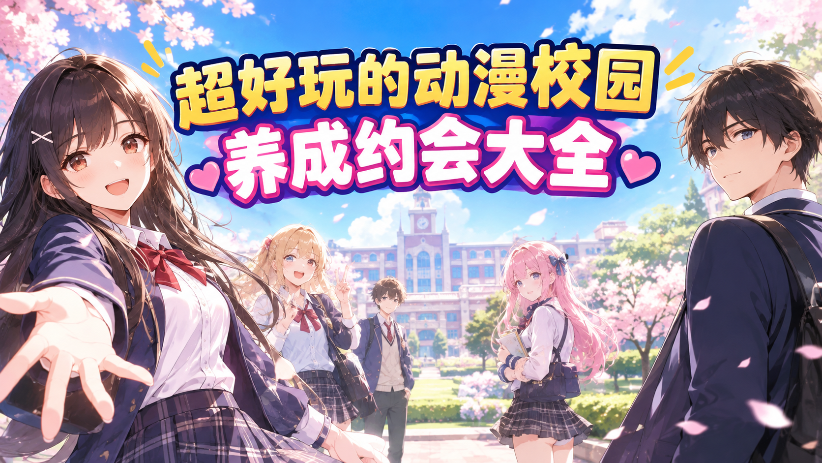 超好玩的动漫校园养成约会大全