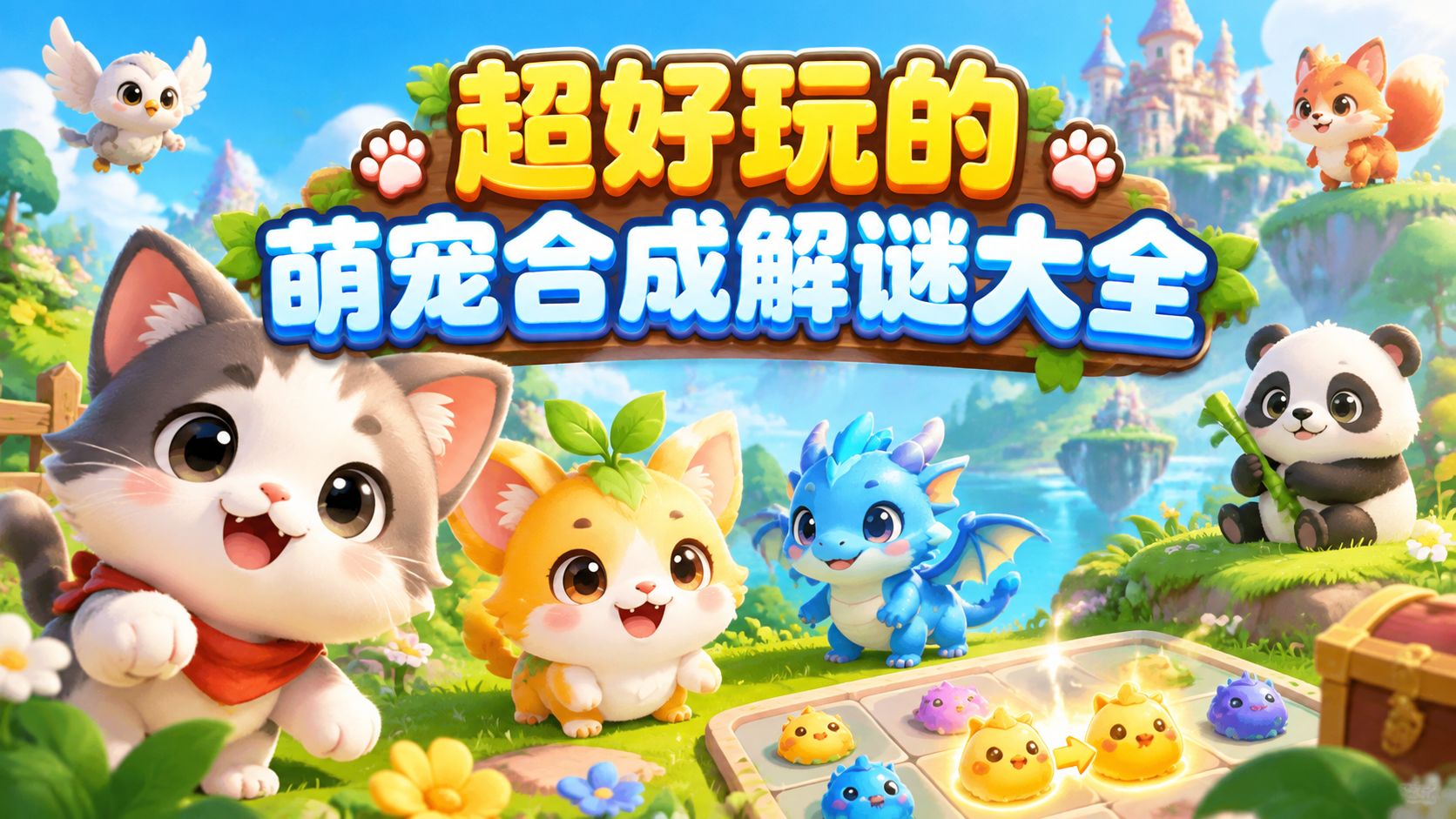 超好玩的萌宠合成解谜大全
