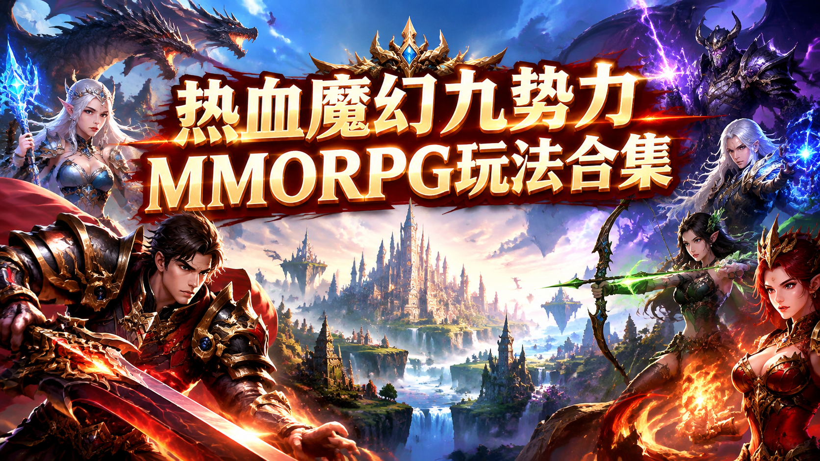 热血魔幻九势力MMORPG玩法合集