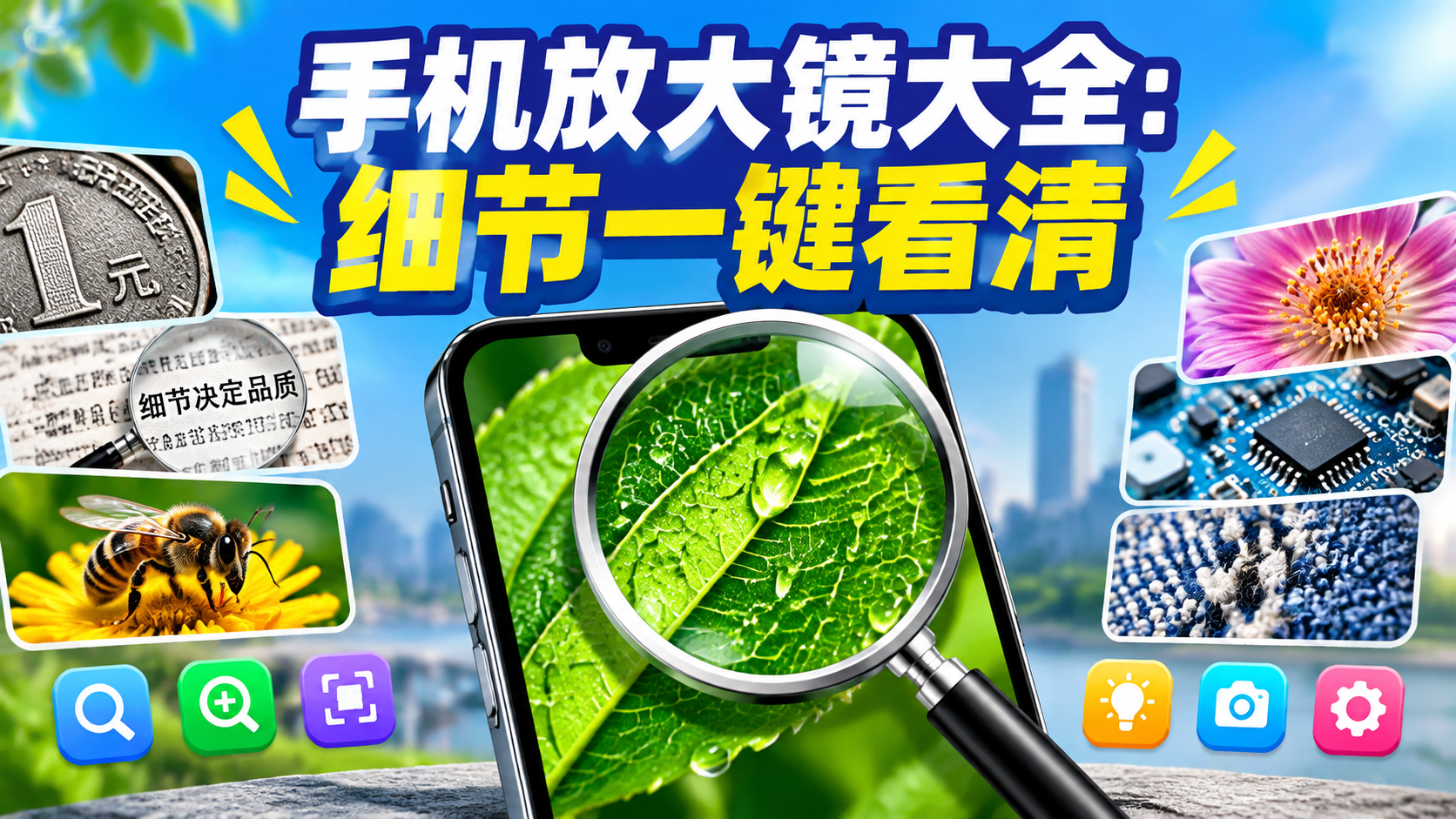 手机放大镜大全：细节一键看清