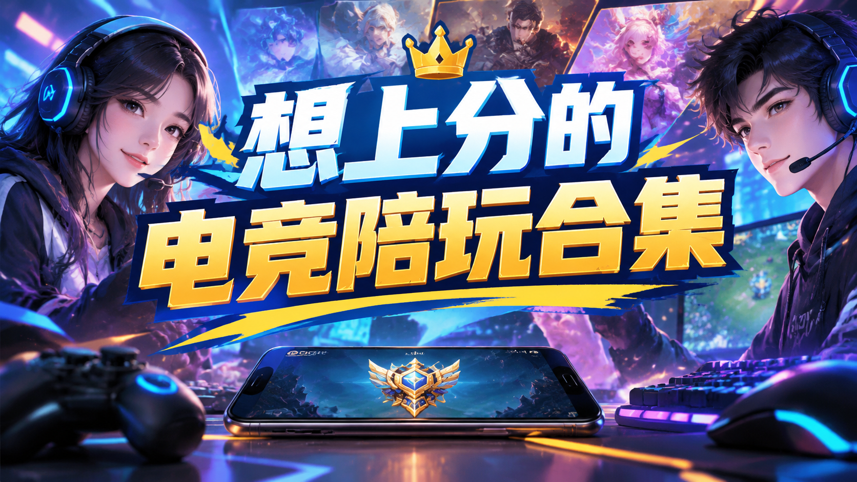 想上分的电竞陪玩合集