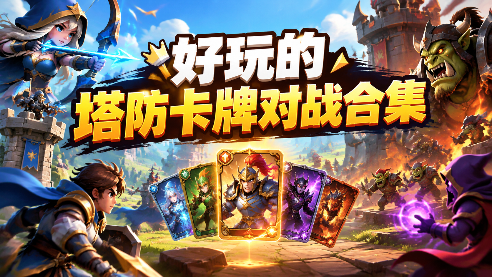 好玩的塔防卡牌对战合集