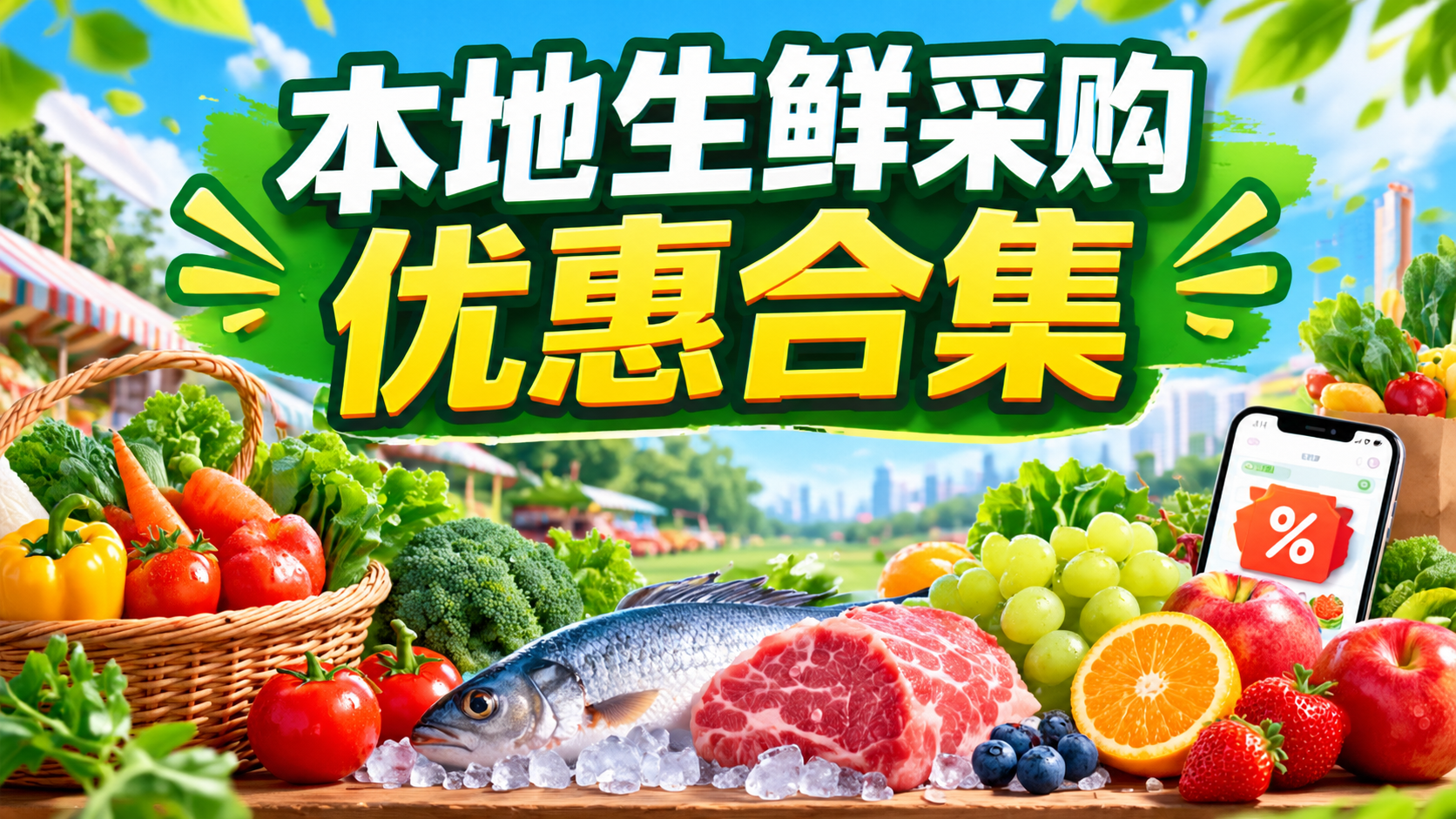本地生鲜采购优惠合集