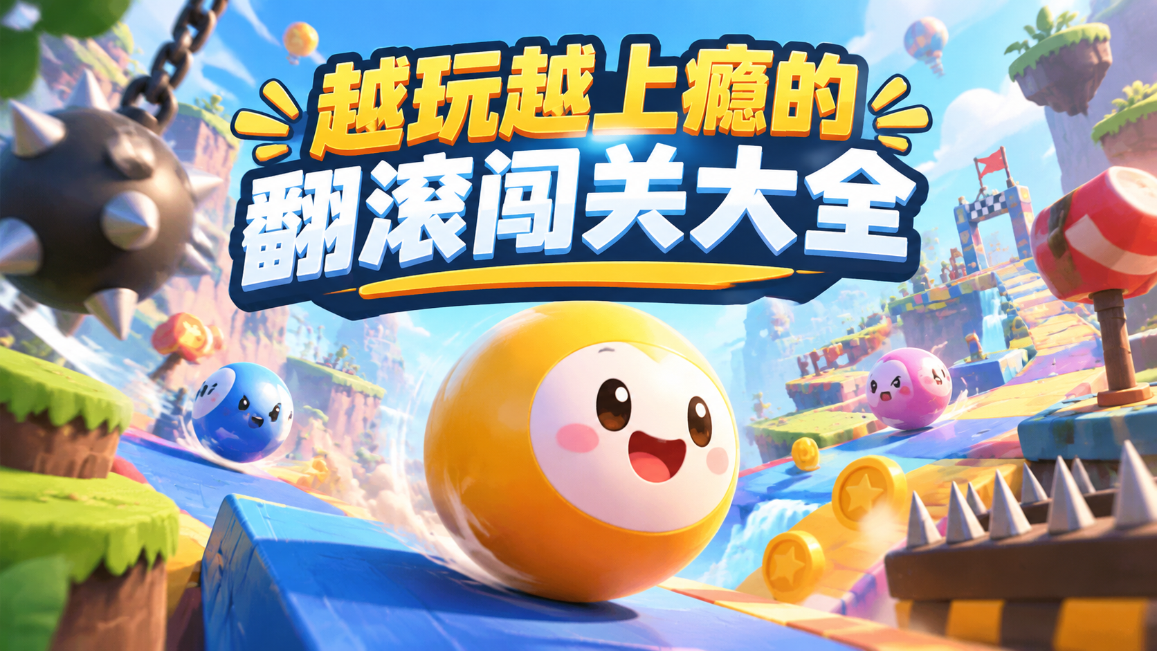 越玩越上瘾的翻滚闯关大全