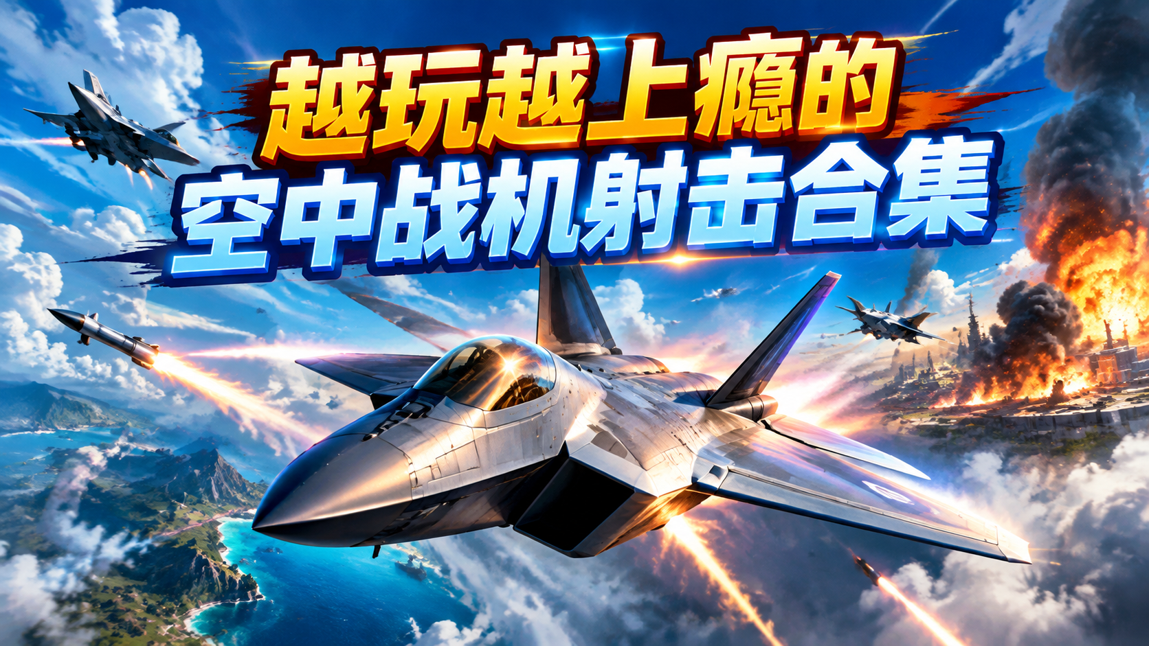 越玩越上瘾的空中战机射击合集