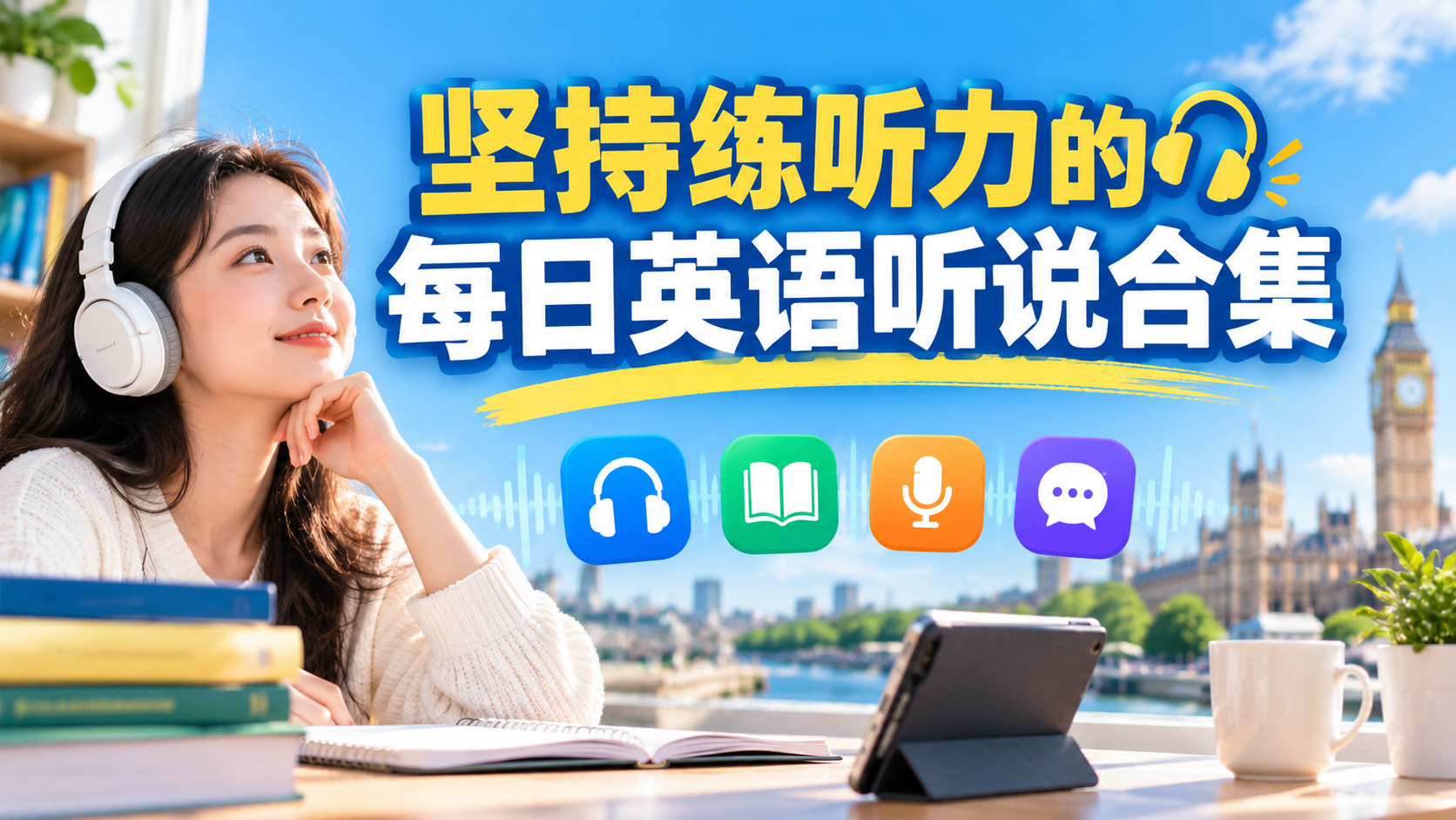 坚持练听力的每日英语听说合集