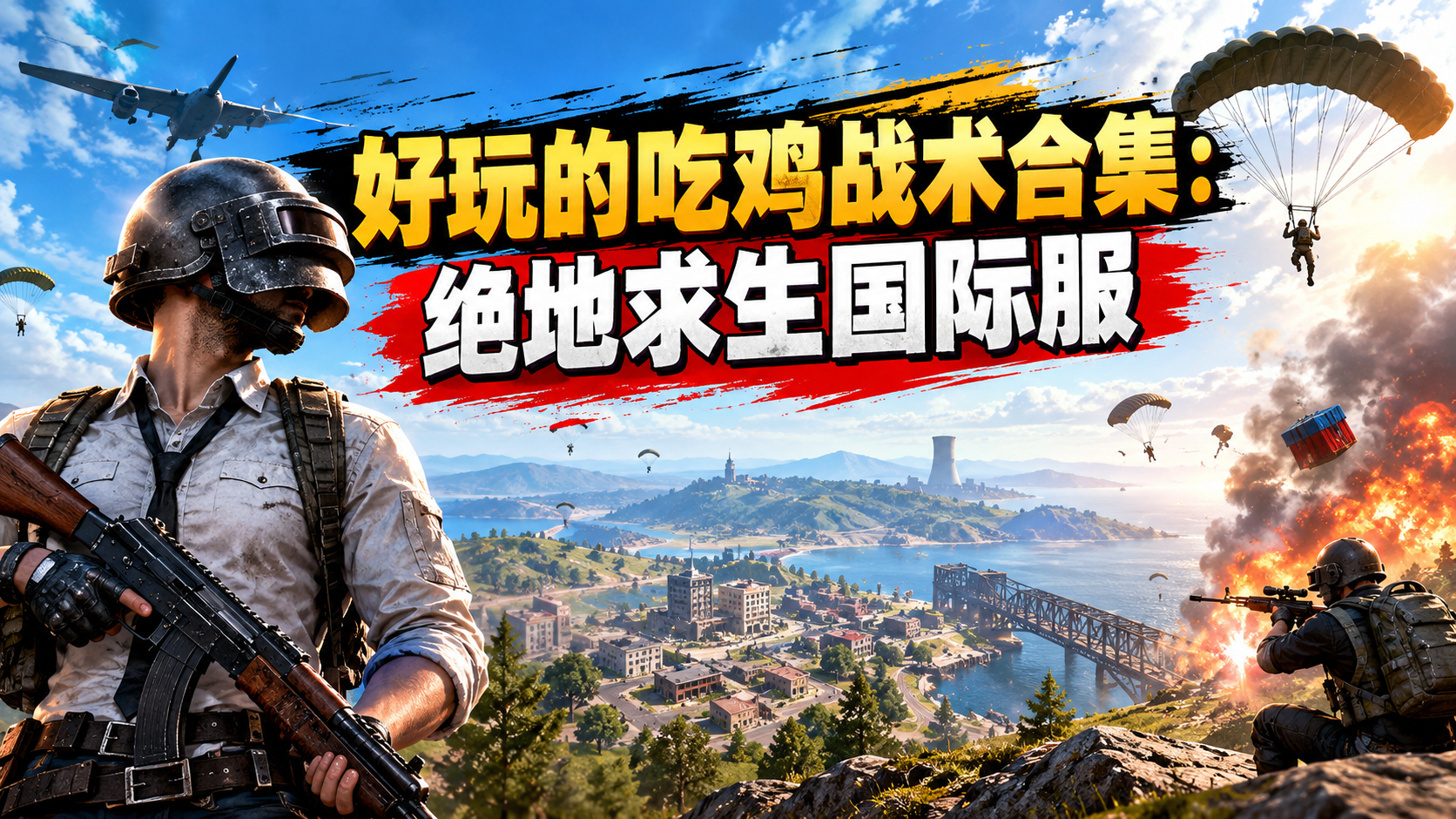 好玩的吃鸡战术合集：绝地求生国际服