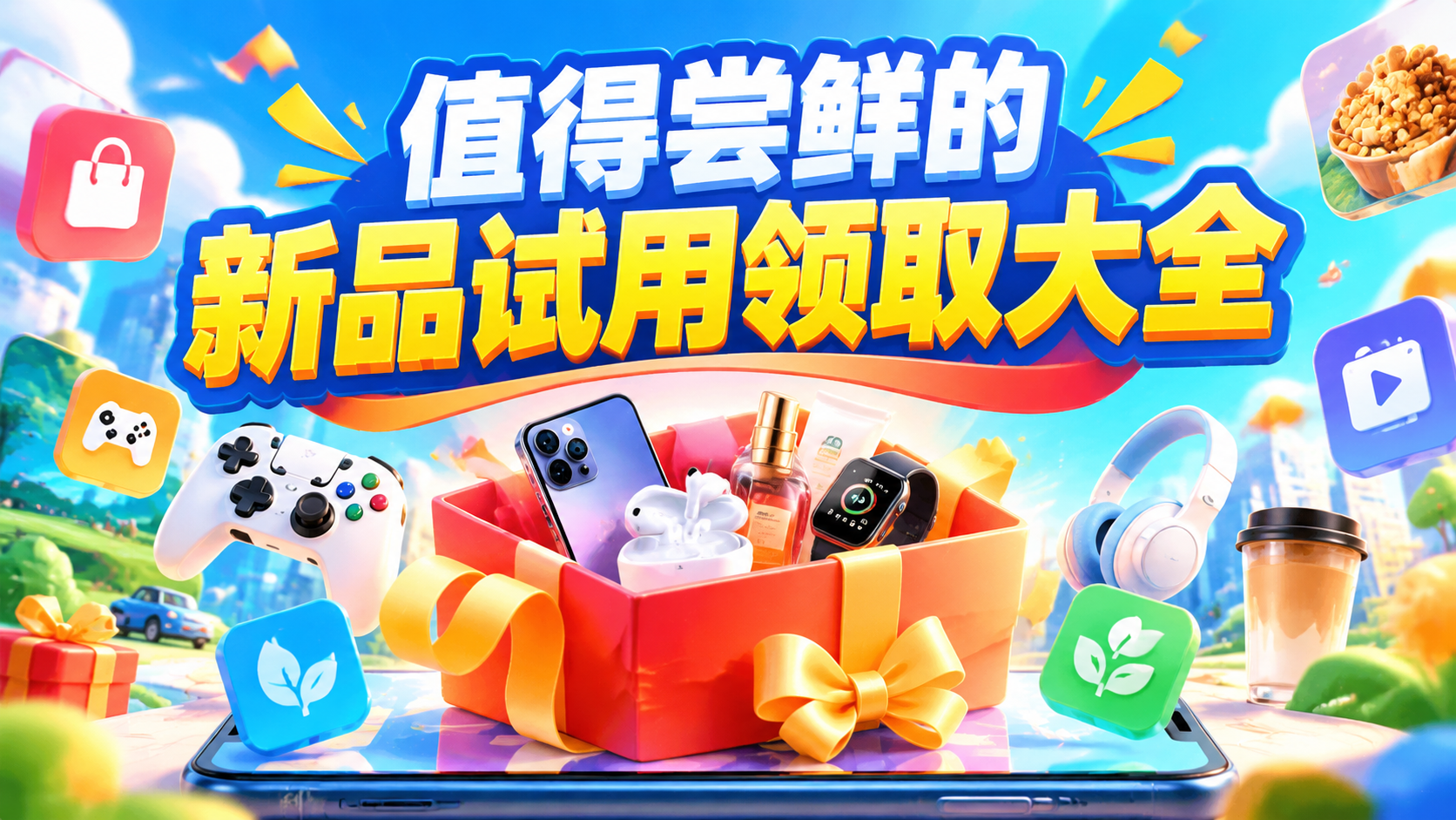 值得尝鲜的新品试用领取大全