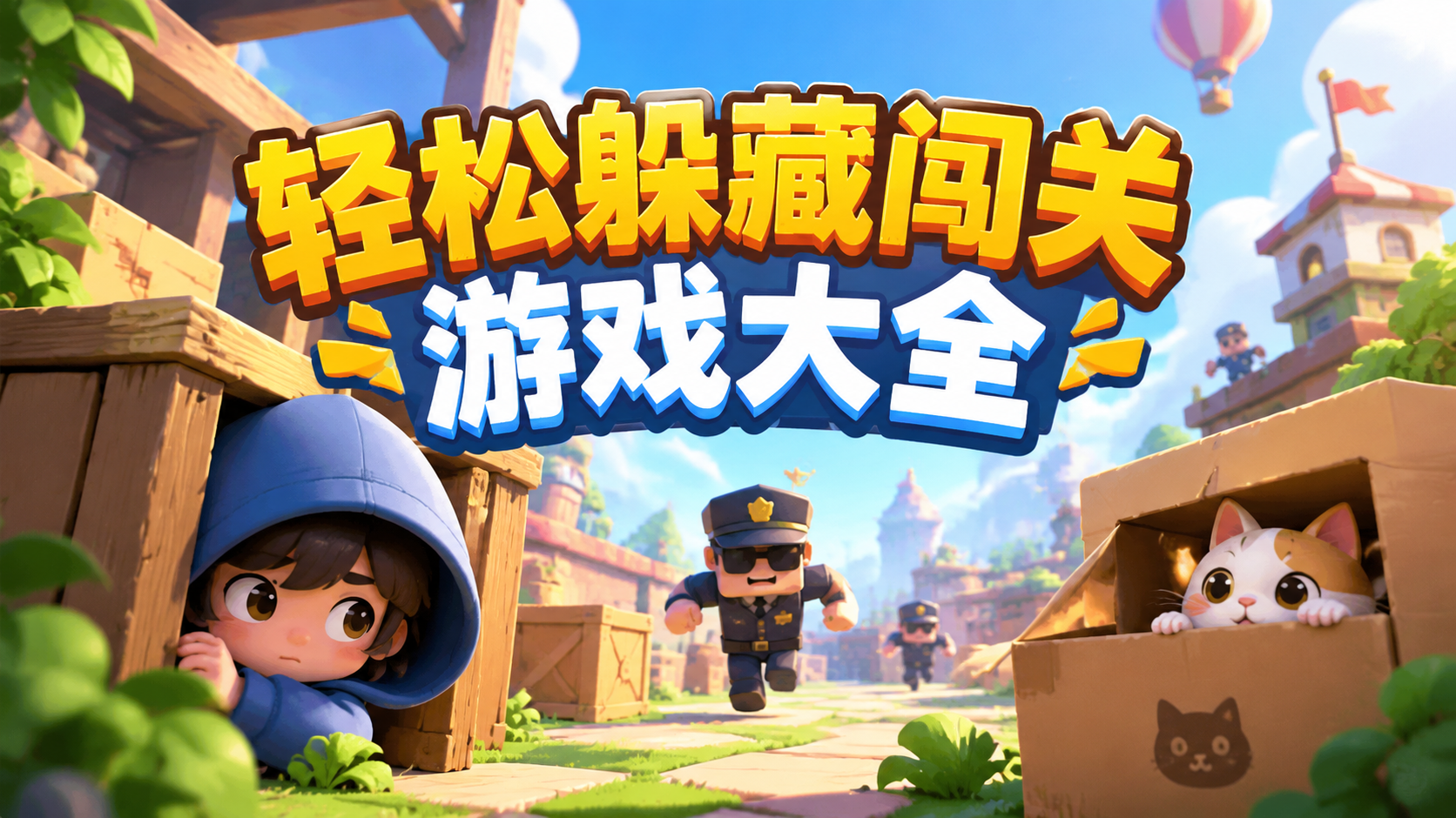 轻松躲藏闯关游戏大全