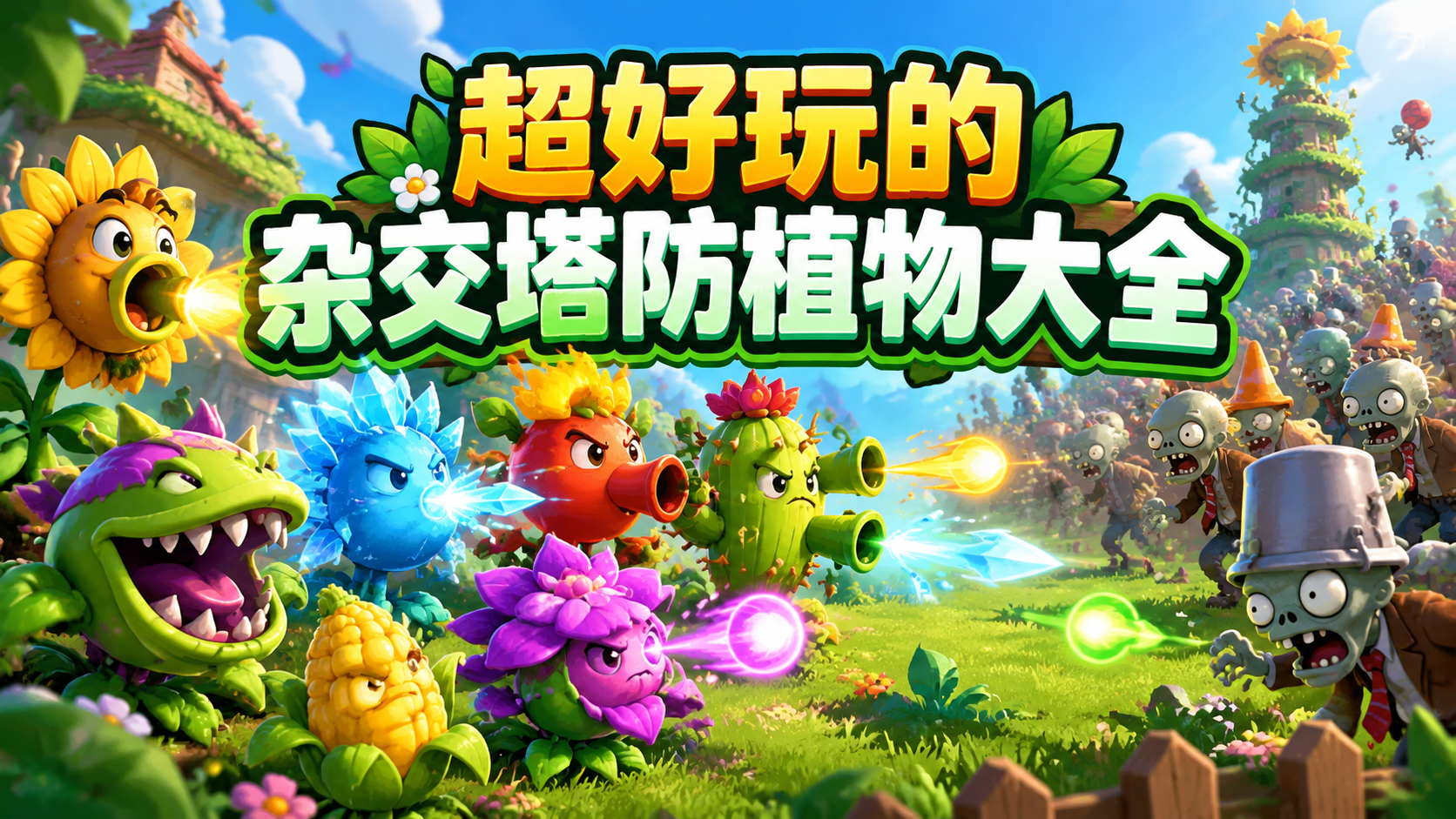 超好玩的杂交塔防植物大全
