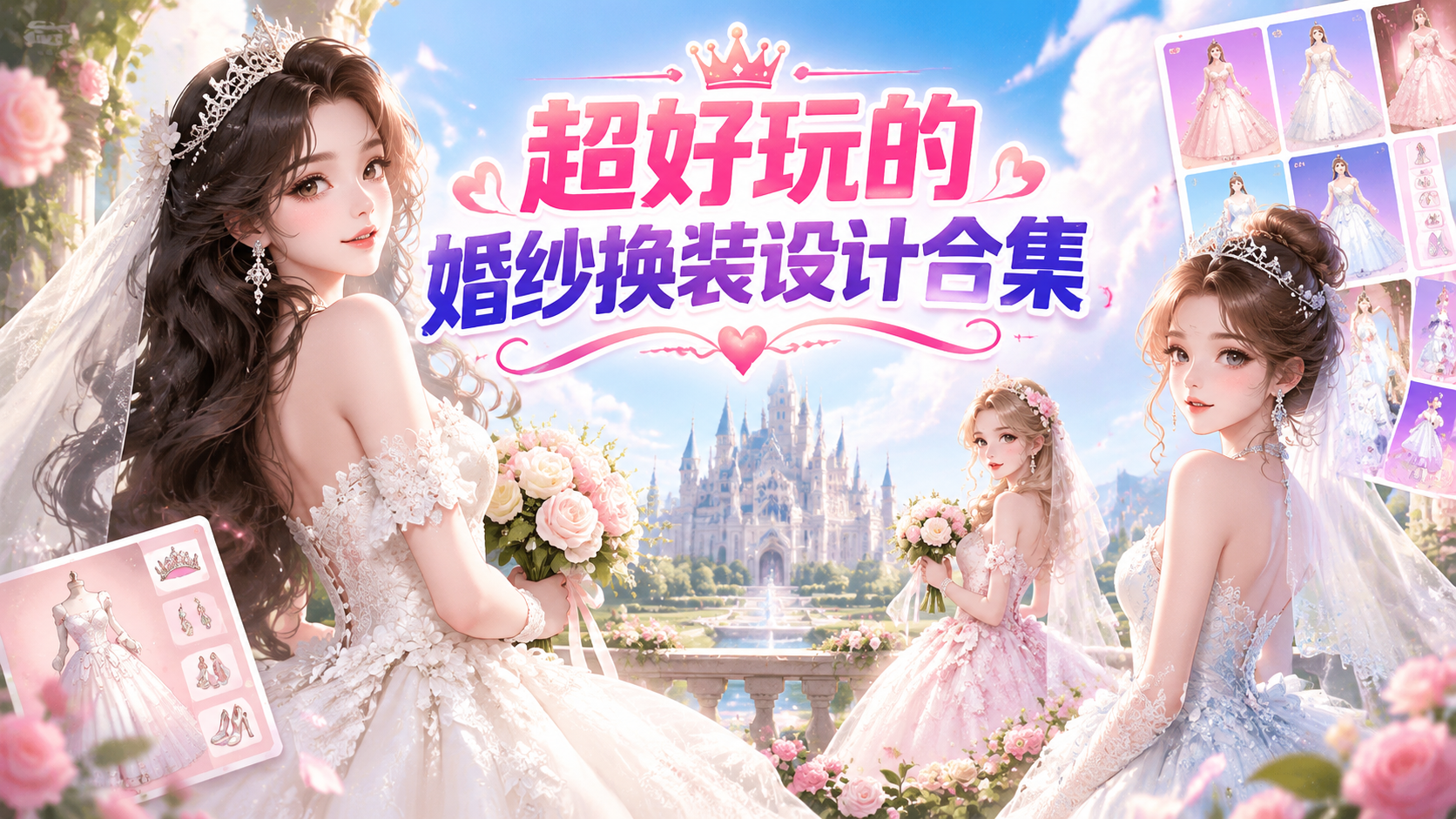 超好玩的婚纱换装设计合集