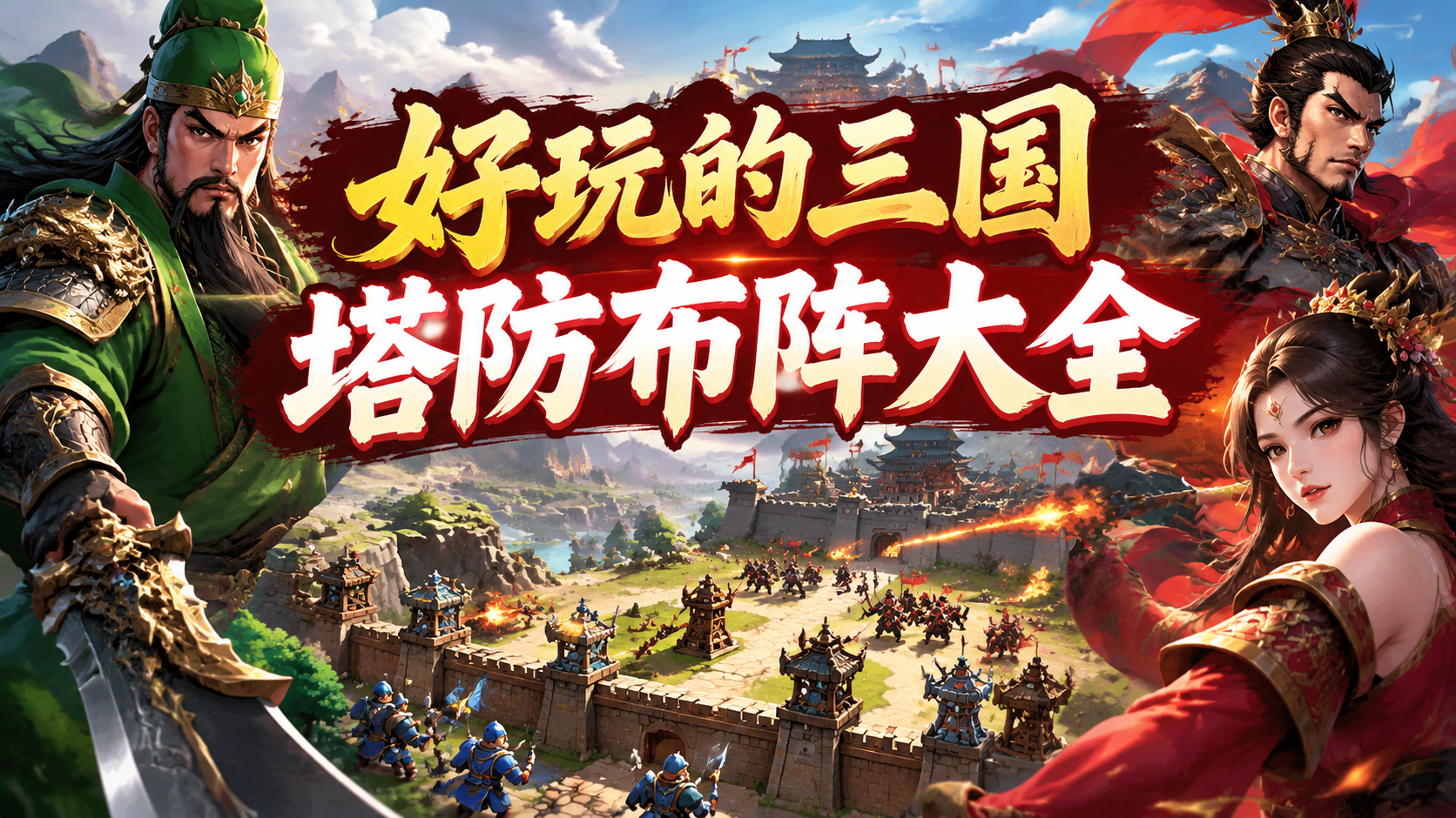 好玩的三国塔防布阵大全