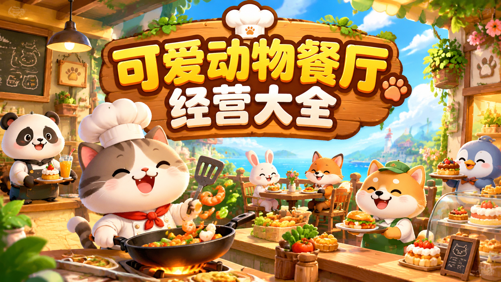 可爱动物餐厅经营大全