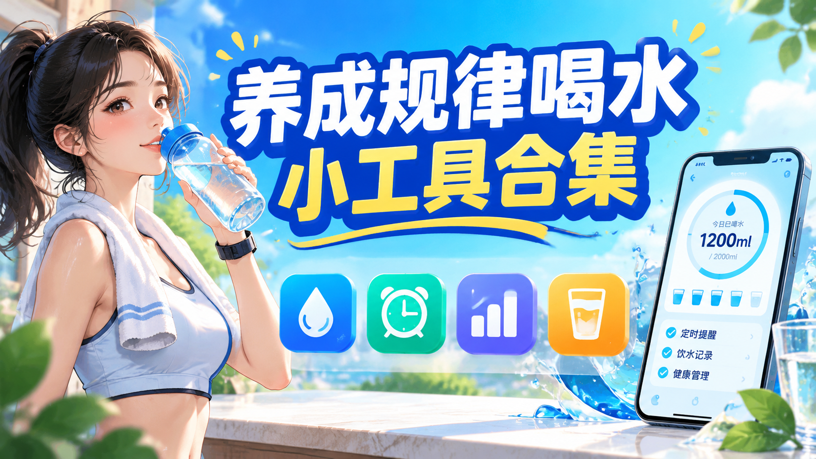 养成规律喝水小工具合集