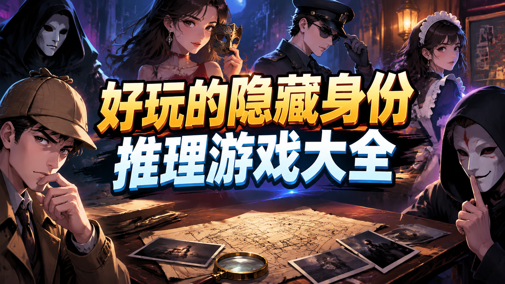 好玩的隐藏身份推理游戏大全