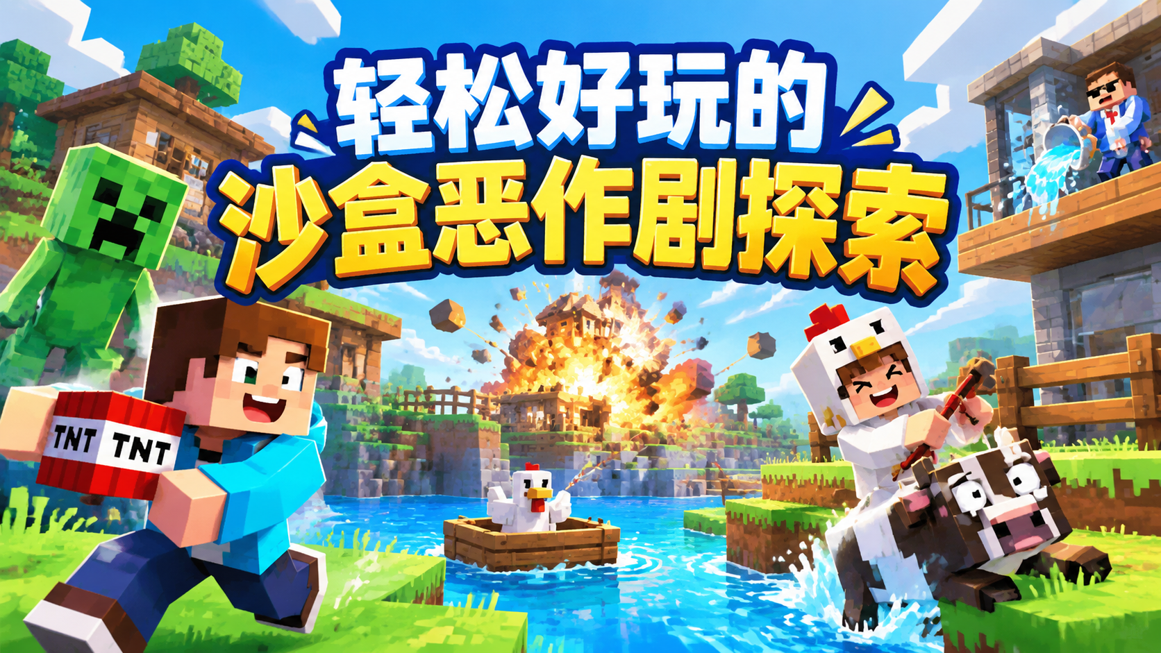 轻松好玩的沙盒恶作剧探索