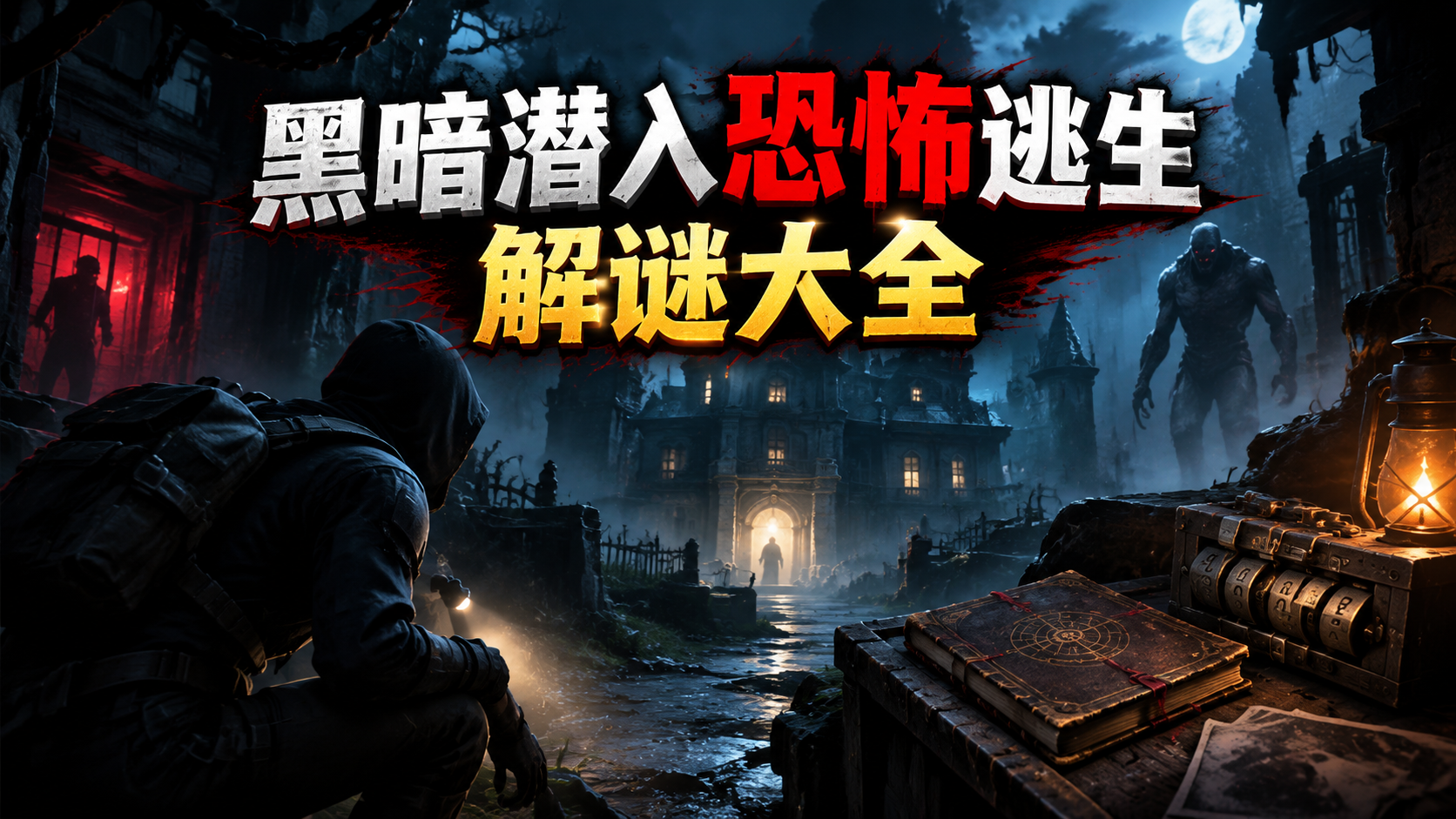 黑暗潜入恐怖逃生解谜大全