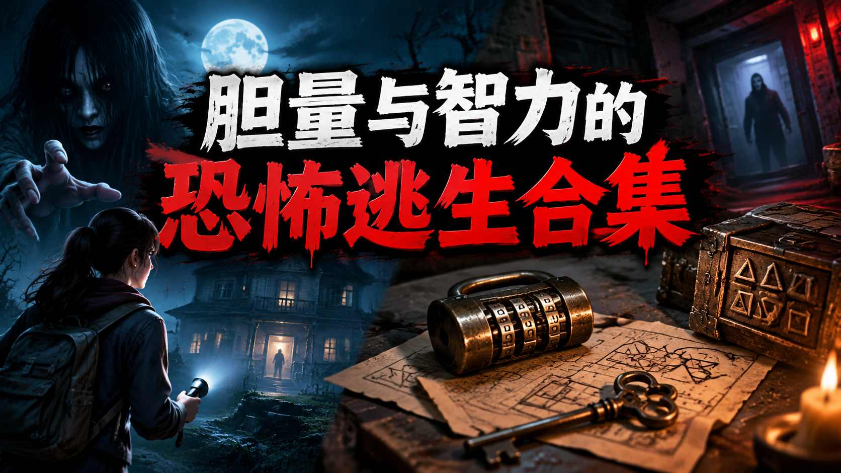 胆量与智力的恐怖逃生合集