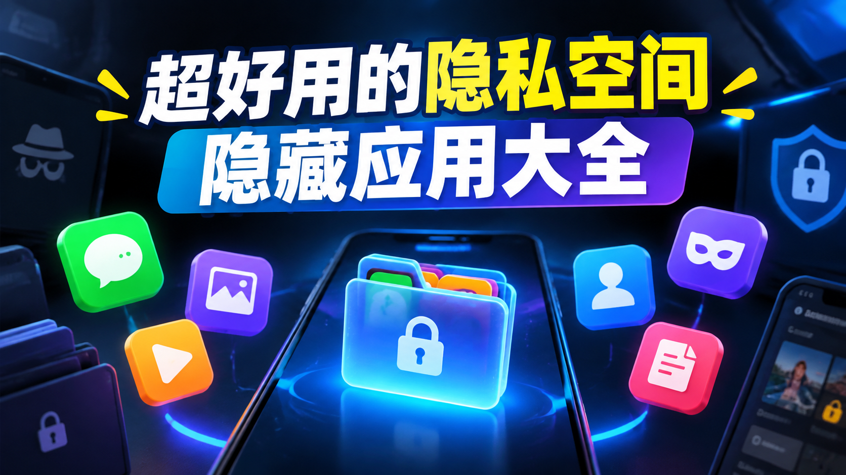 超好用的隐私空间隐藏应用大全