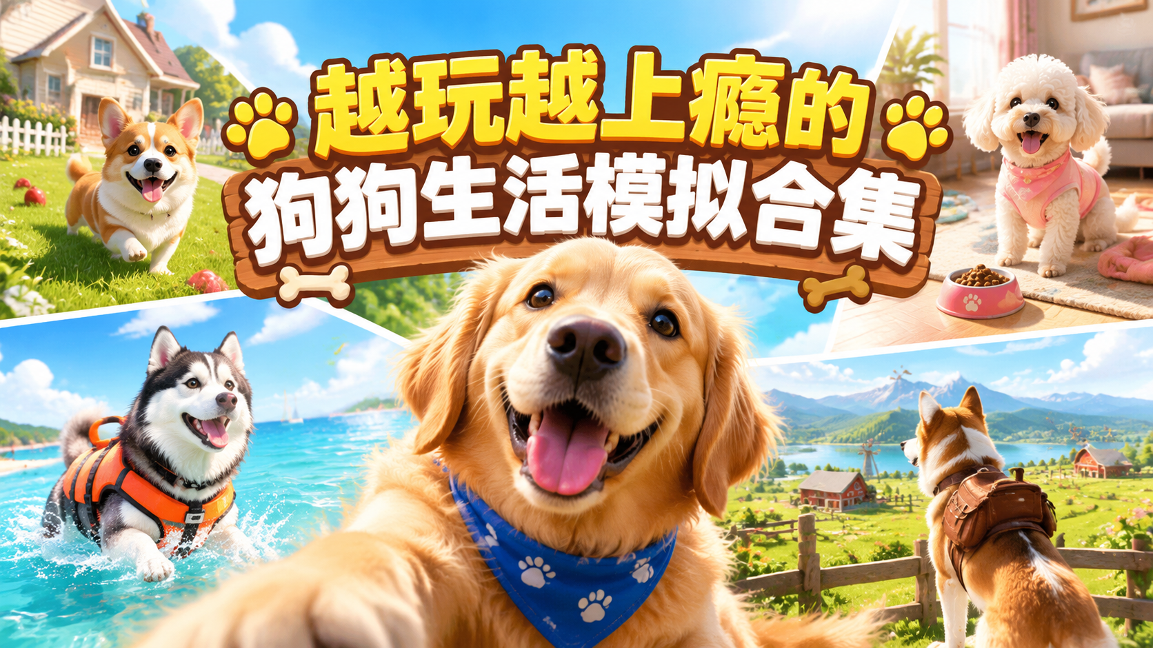 越玩越上瘾的狗狗生活模拟合集