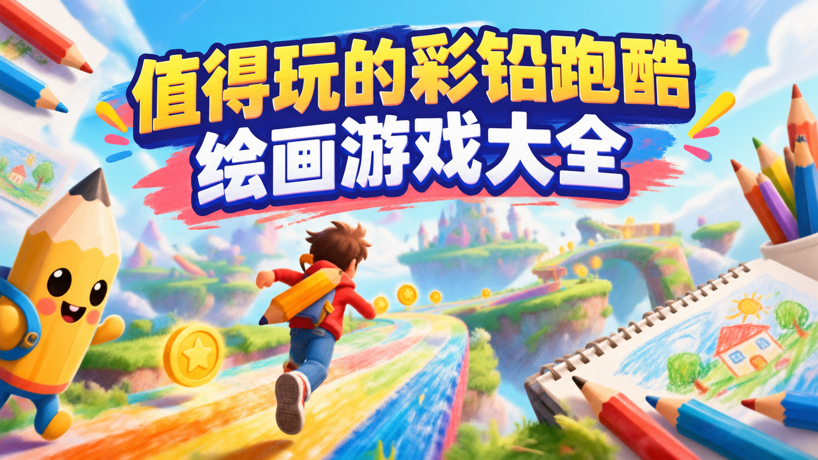 值得玩的彩铅跑酷绘画游戏大全