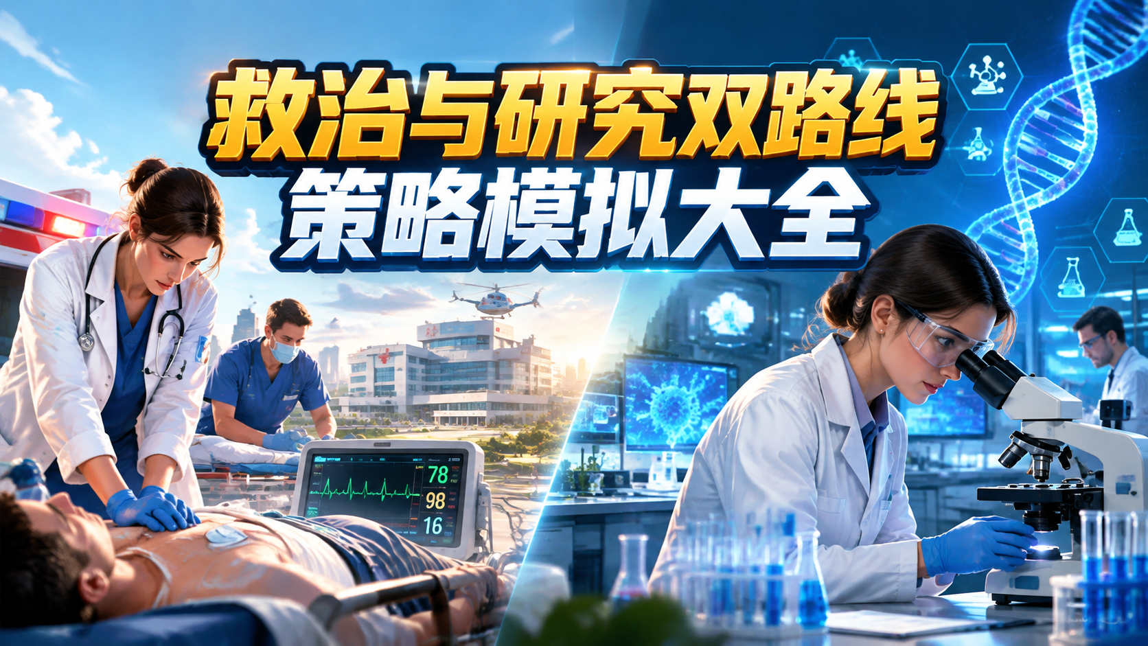 救治与研究双路线策略模拟大全