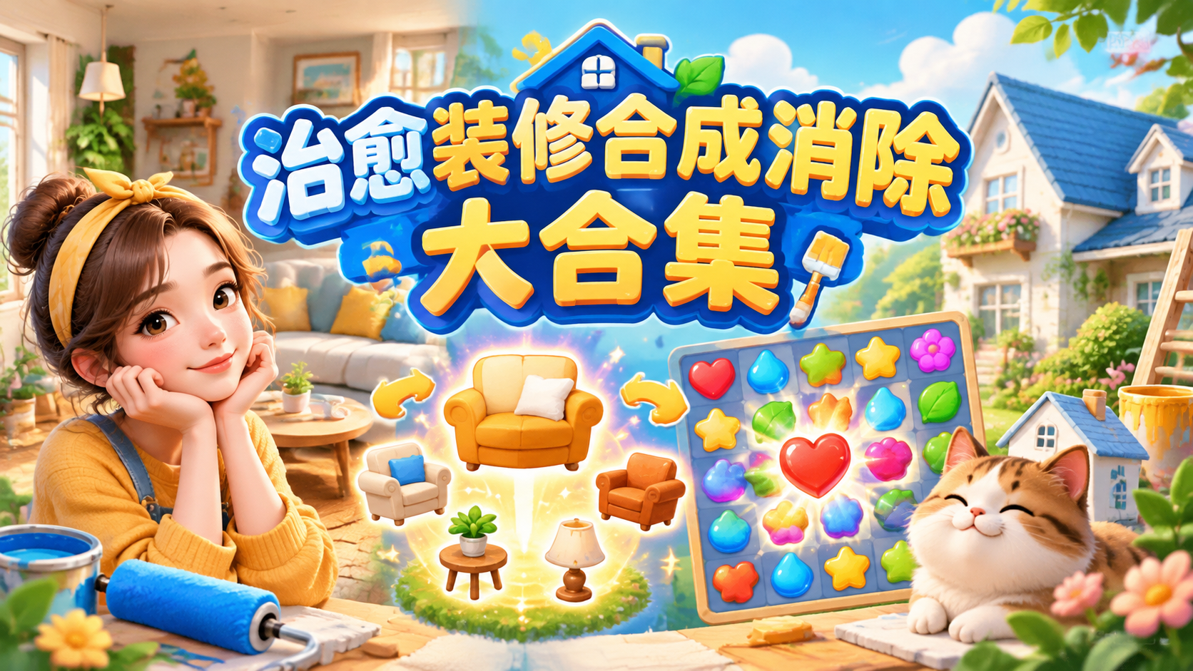治愈装修合成消除大合集