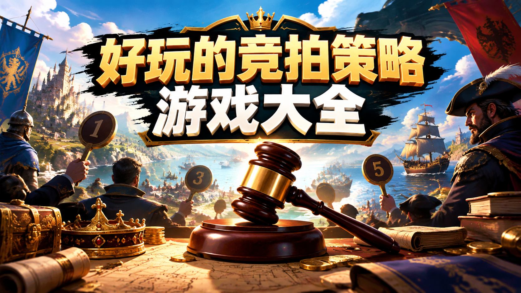 好玩的竞拍策略游戏大全