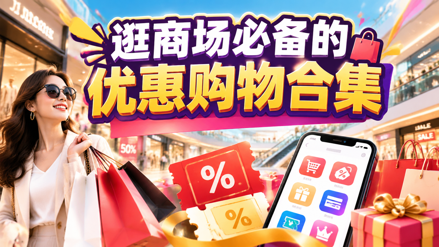 逛商场必备的优惠购物合集