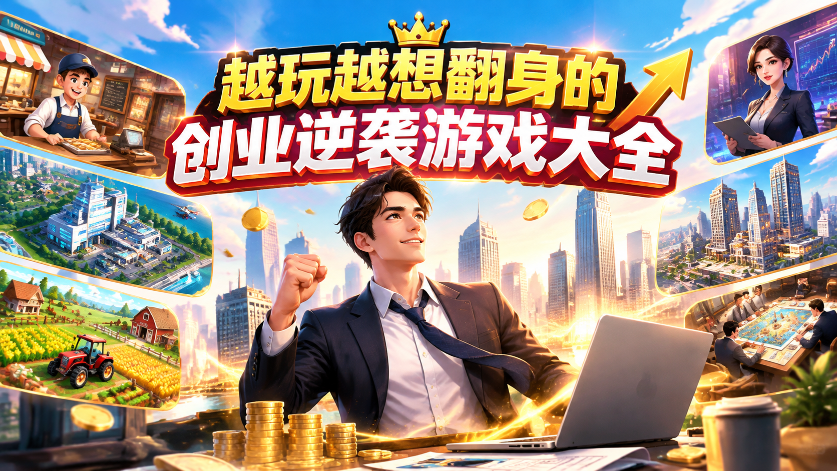 越玩越想翻身的创业逆袭游戏大全