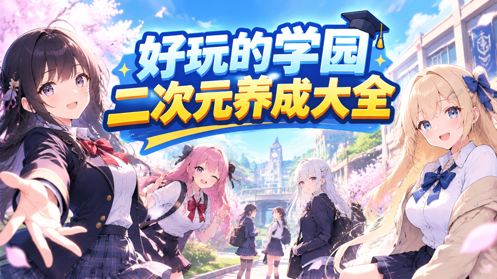 好玩的学园二次元养成大全