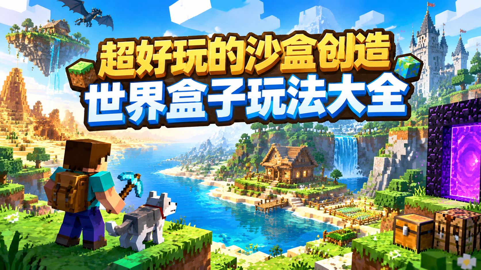 超好玩的沙盒创造世界盒子玩法大全