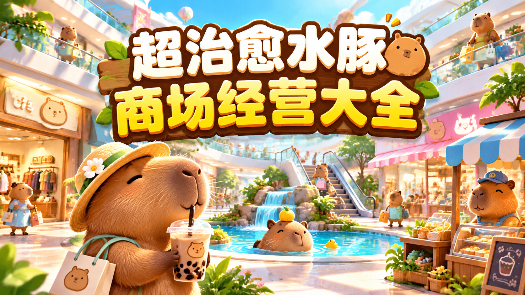 超治愈水豚商场经营大全