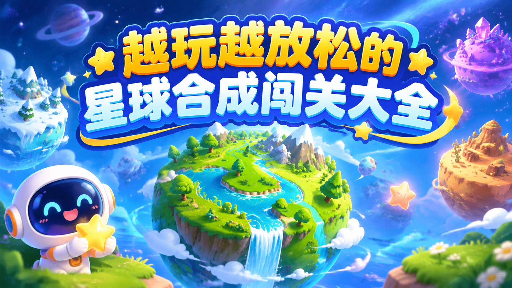 越玩越放松的星球合成闯关大全