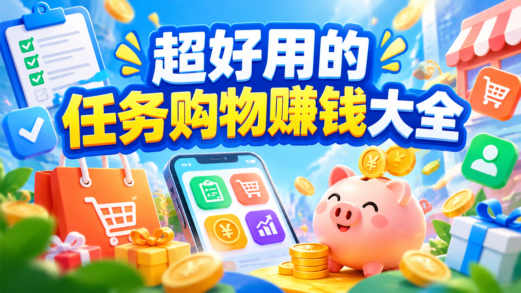 超好用的任务购物赚钱大全