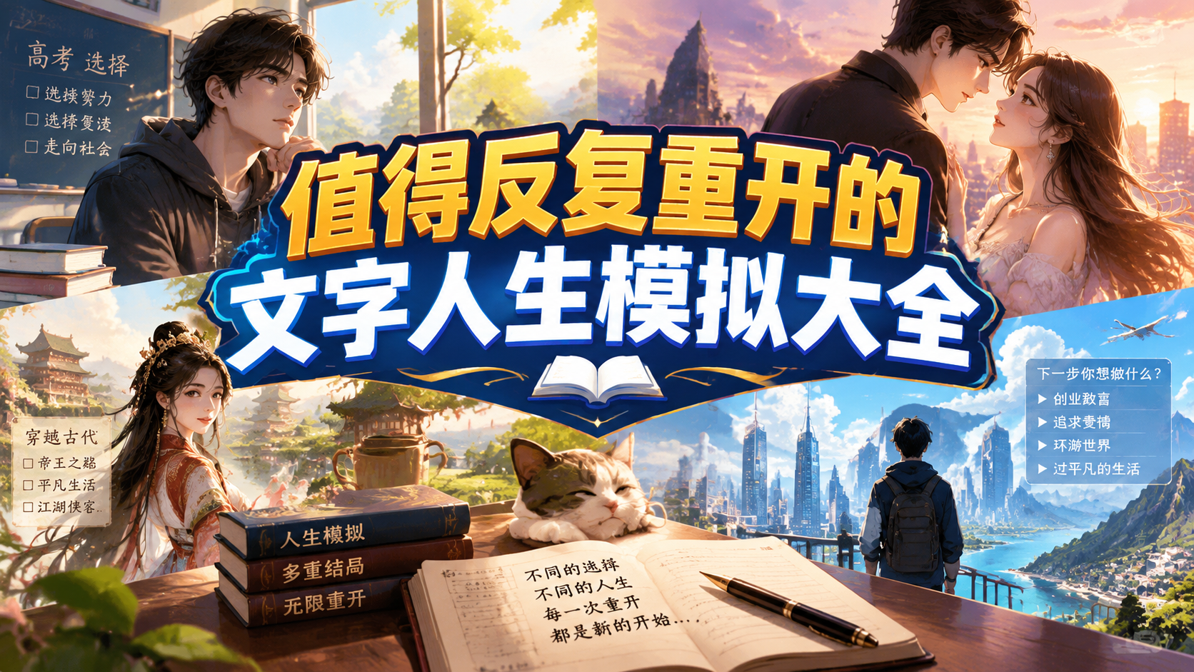 值得反复重开的文字人生模拟大全