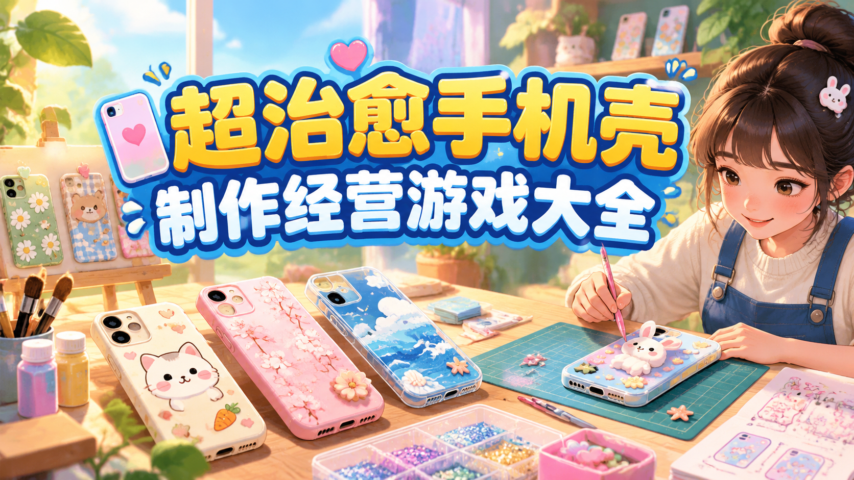 超治愈手机壳制作经营游戏大全