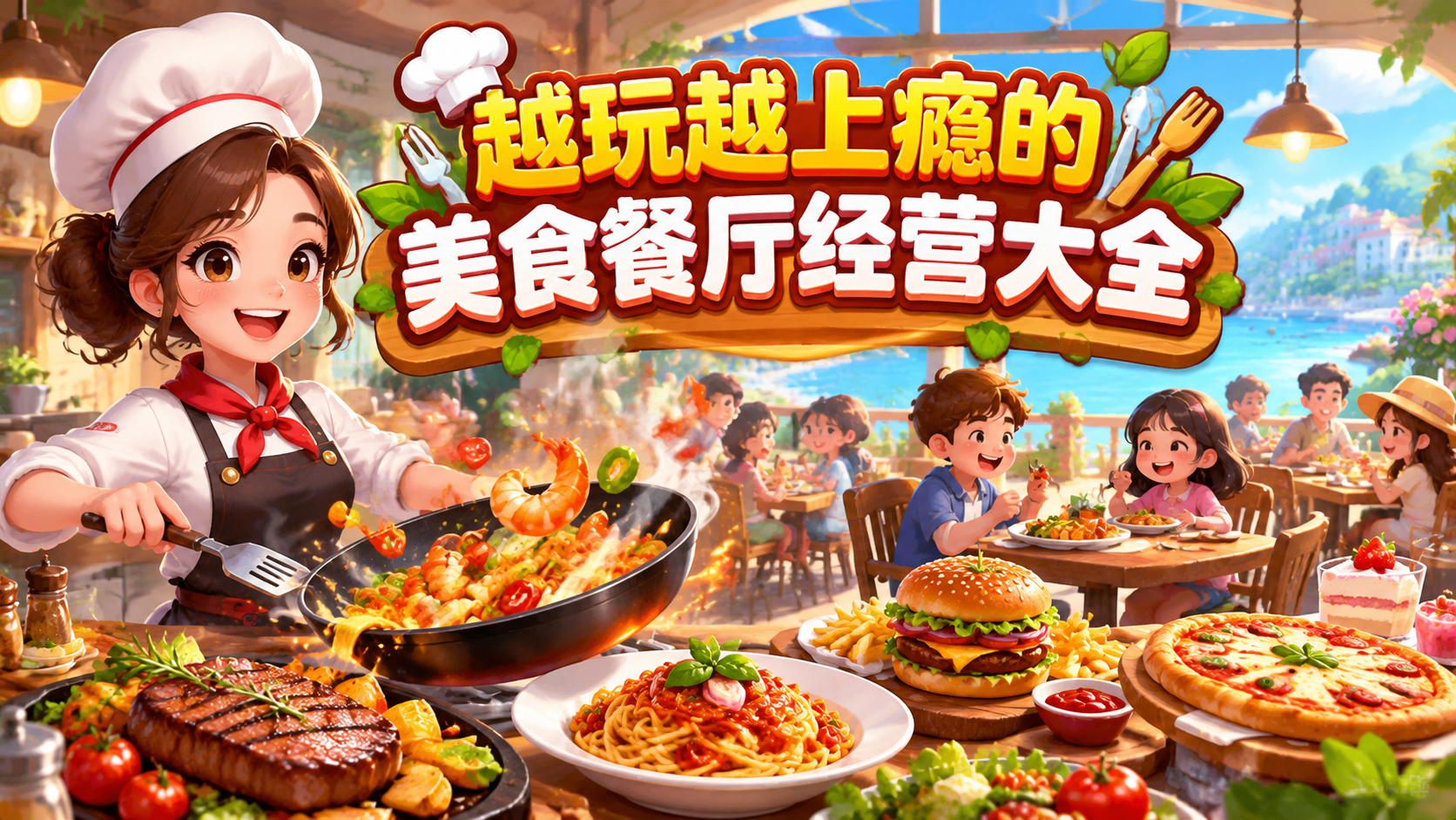 越玩越上瘾的美食餐厅经营大全