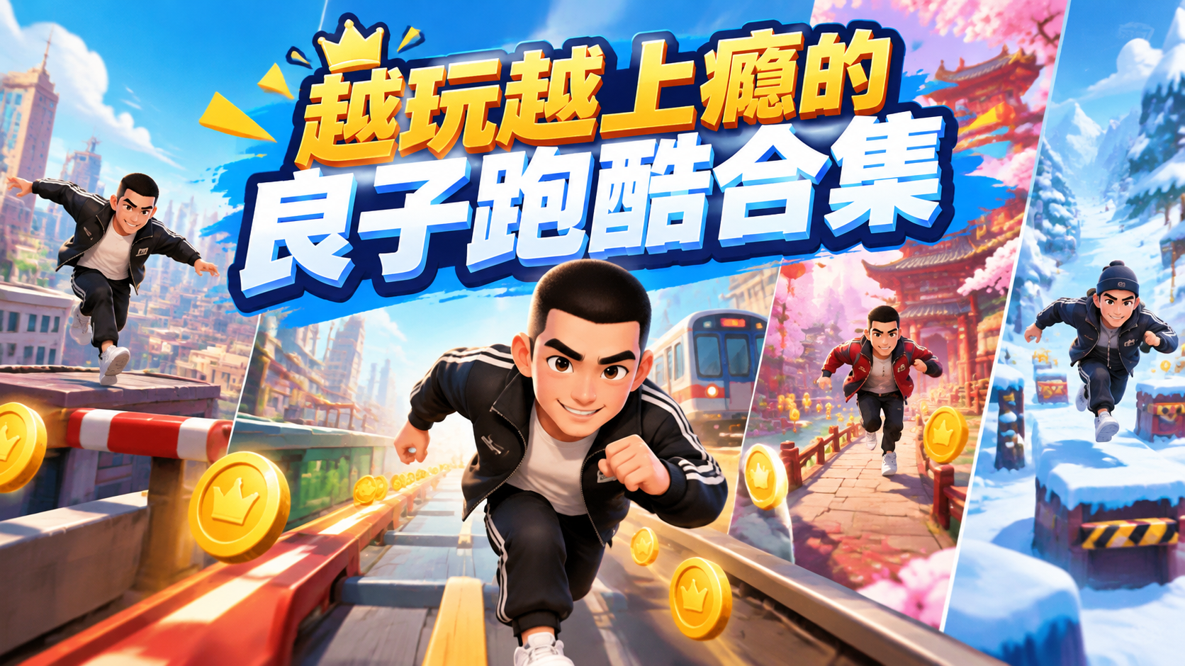 越玩越上瘾的良子跑酷合集