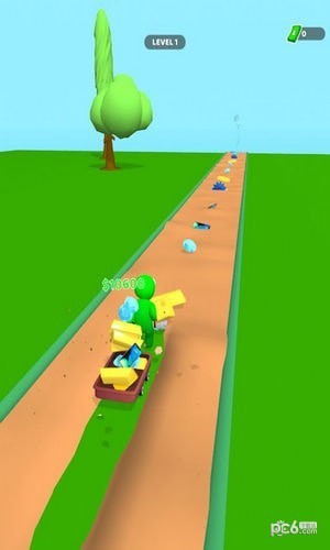 跑着采矿