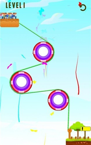 空中飞索绳