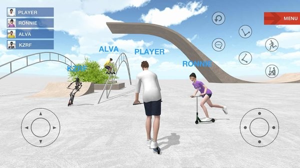 踏板车空间v1.002：滑板车特技冒险新体验截图3