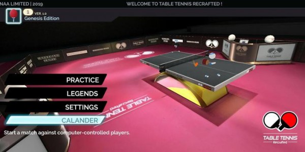 table tennis recrafted genesis edition 2019(乒乓球创世纪2019正式版)截图1