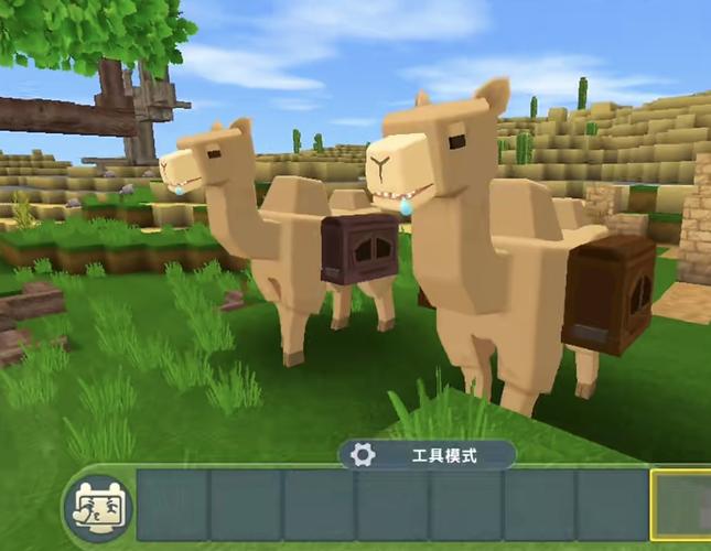 迷你世界野生骆驼怎么驯服？3步轻松骑上沙漠坐骑