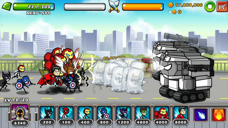 英雄战争超级火柴人防御内购破解版（HERO WARS Super Stickman）游戏官方版截图3