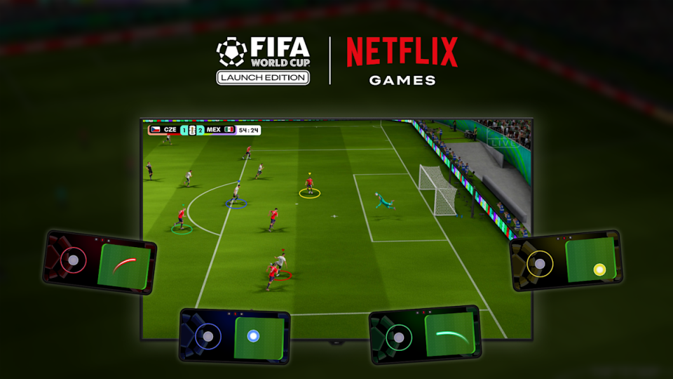 网飞官宣《FIFA世界杯》新游：手机当手柄，6月11日全球上线