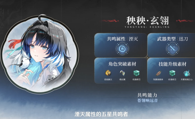 鸣潮V3.5新UP角色养成材料一览：秧秧·玄翎与穗穗提前备料指南